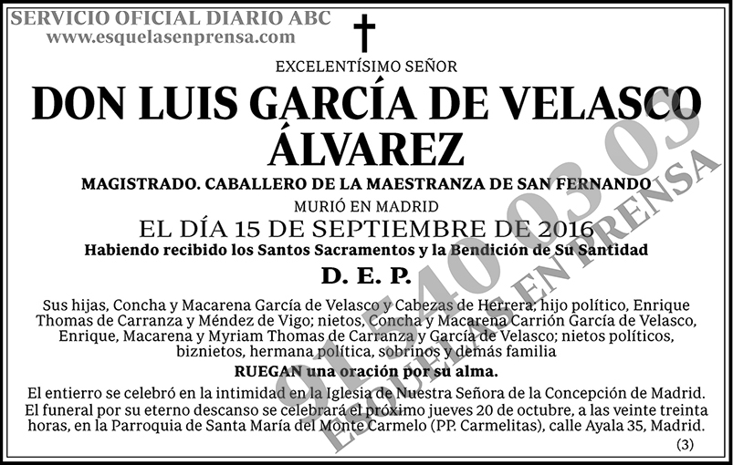 Luis García de Velasco Álvarez